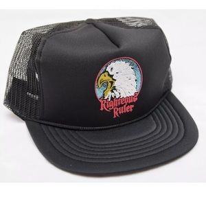Vintage 1980s Righteous Ruler Harley Trucker Hat